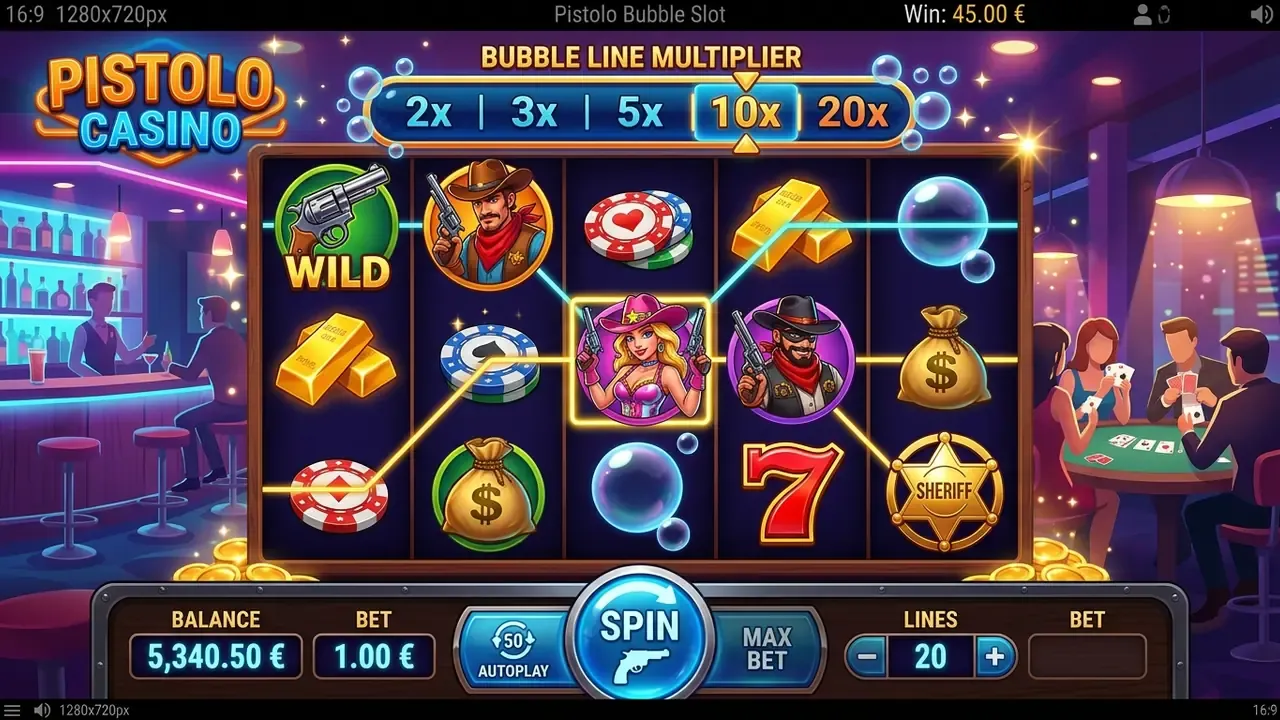 interfejs double bubble slot