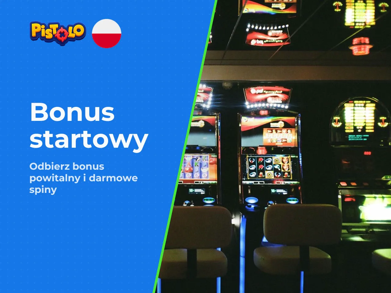 Bonus powitalny i darmowe obroty. Startowy