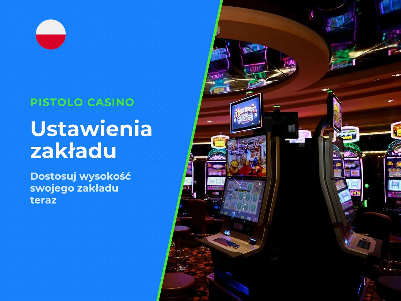 Krok 3 Ustaw zakład. Nominał 1