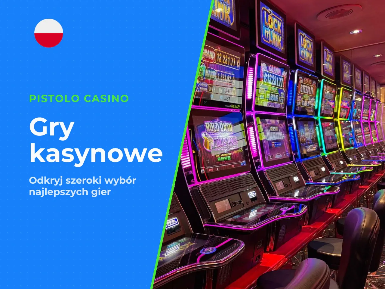 Slot, live i inne sekcje gaming