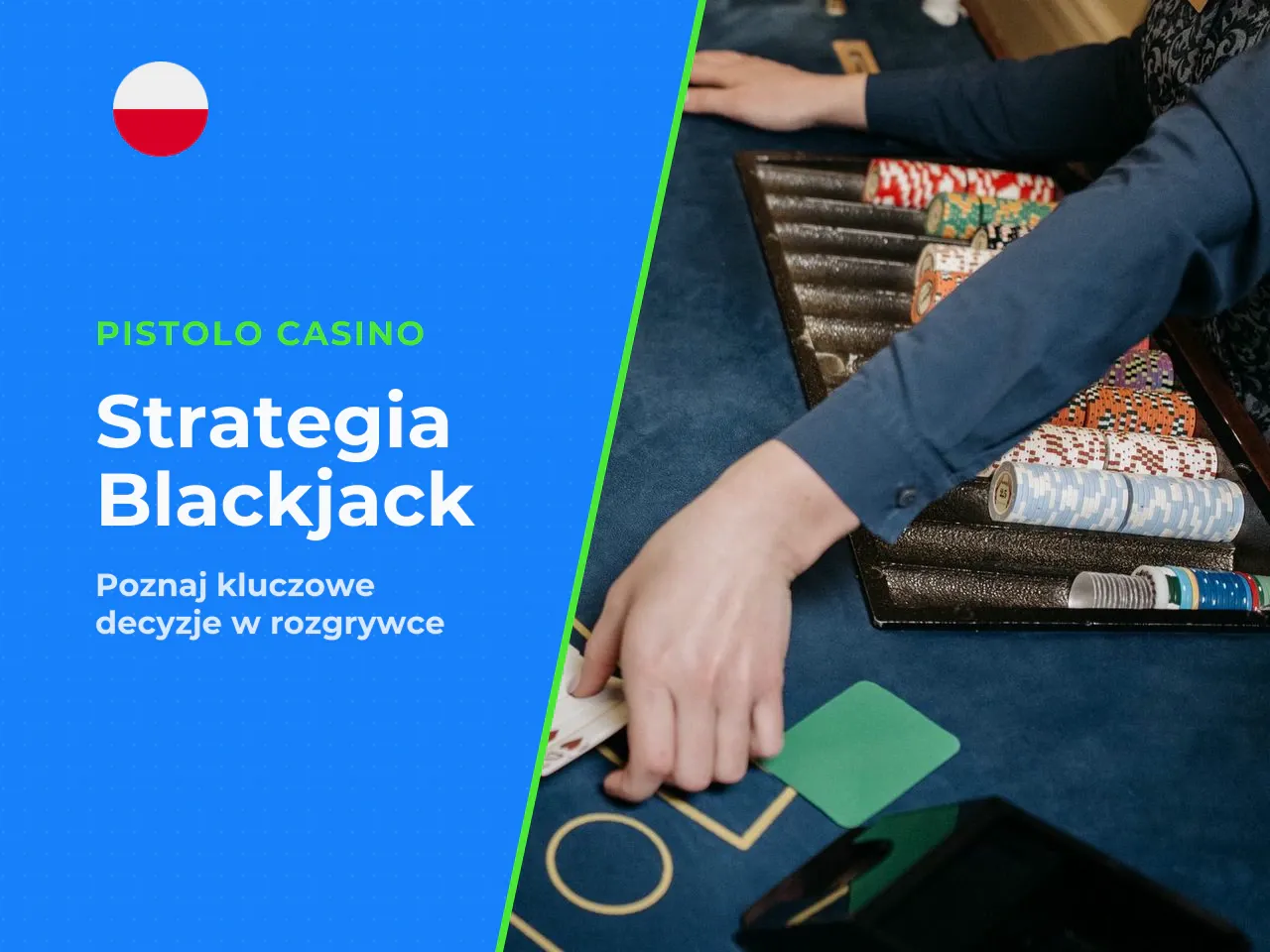 Decyzje gracza i krupiera hit, stand