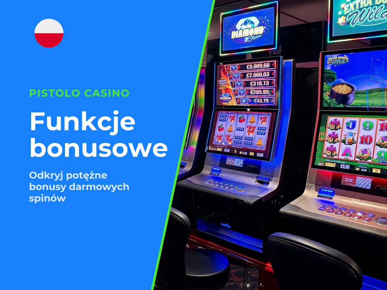Funkcje bonusowe free spins, tumble i