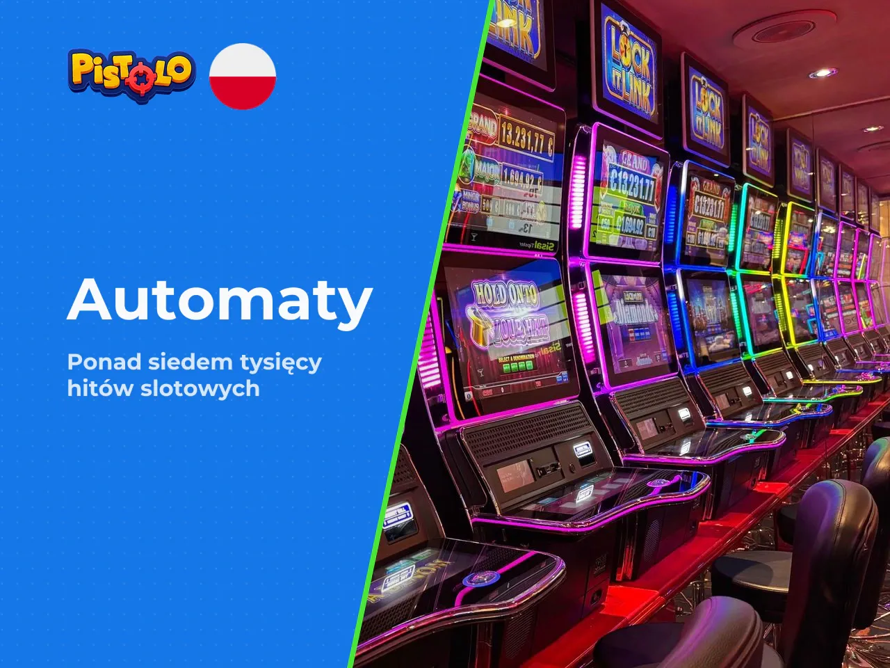 Pistolo Casino slots różnorodność i konkretne