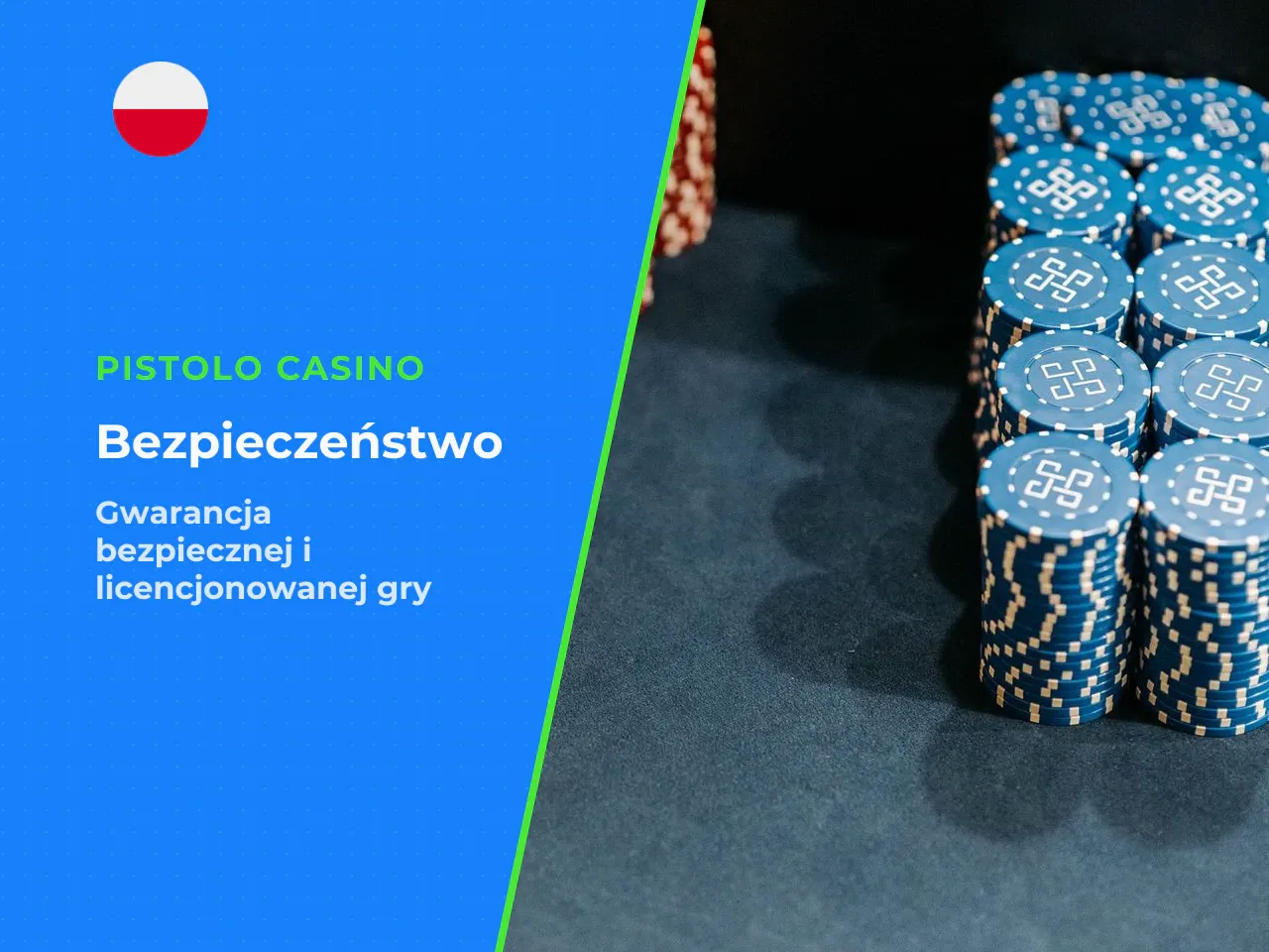 Licencja i bezpieczeństwo. Pistolo Casino działa